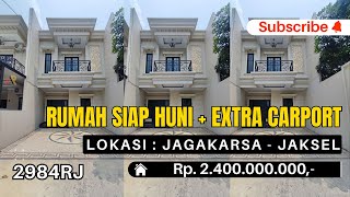 Rumah Mewah Siap Huni Ada Extra Carport di Dalam Cluster Jagakarsa Jaksel