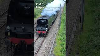 34067 "Tangmere" speeds home to Carnforth shed #railway