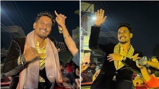 Big Boss 8 Nabeel Afridi Grand Welcome at Annapurna Studios | Special Speech Rally #bigboss #runner