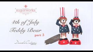 4th of July Teddy Bear (part 3)