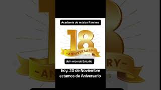 30 de NOVIEMBRE ANIVERSARIO DIECIOCHO