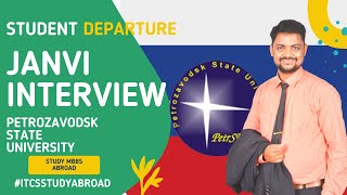 🆕ITCS Student Departure Janvi for Petrozavodsk State University #petrozavodskstateuniversity