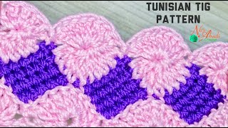 Crochet Tunisian tig Pattern || Easy for beginner