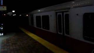 Alewife Subway station MBTA Red Line train MA