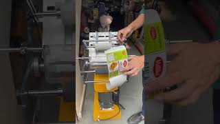 Manual labelling machine || #startup #youtubeshorts #youtube #shorts