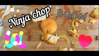 How to cut an Orange 切橙 | NINJA CHOP | Relieve stress | Fast cutting | Fastest way | ASMR