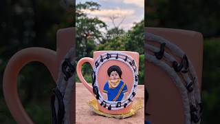 Gift idea|Clay work|Coffee mug clay art #shortsvideo#youtubeshorts#youtubeshortsvideo#music#clayart