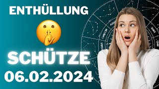 SCHÜTZE ♐️😱 DEIN GEHEIMNIS WIRD ENTHÜLLT! 😨 Horoskop - 06.Februar 2024 #schütze #tarot