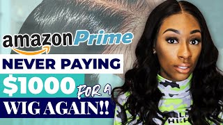 WOW! I LOVE THIS AMAZON PRIME WIG!!! I'M SHOCKED (INSTALL WITH TAPE) |LALAMILAN