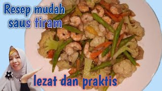 Resep tumis udang kembang kol lezat dan praktis