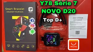 SMARTWATCH Y78 SÉRIE7 \D20 Atualizado 🙀🔝Lançamento Top D+✅ #shorts