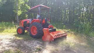 Landpride FM2572 on a Kubota L6060