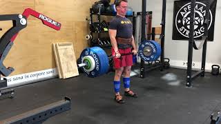 5/21/18 Deadlift 360x3@8.5 ws 3/4