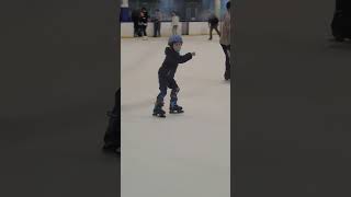 learning to ice skate pt.1 (five-year-old) at Nazareth Ice Skating Oasis Rink