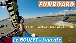 Windsurf - compliqué en 4,5 - Leucate, Le Goulet - 1er test GOPRO HERO 10 BLACK