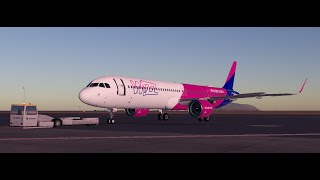 Realistic landing in Vienna - A21N WizzAir