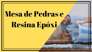 → Mesa de Pedras e Resina Epóxi  【 Trabalho incrível da JA Training 】