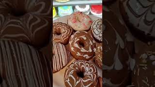 Circle of happiness #food #doughnut #cake #chocolate #frshfood #foodvideo