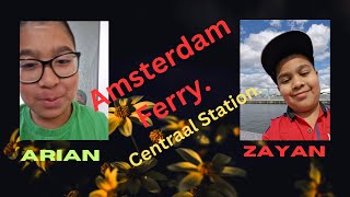 Ferry journey, Amsterdam Central Station.