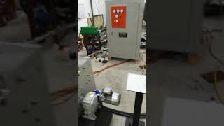 Test run New product from T.S company

induction melting furnace 
100klw control panel 
100kg meltin