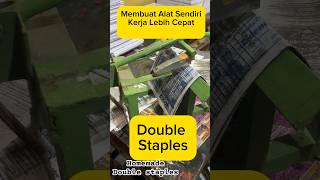 Cara cepat staples buku dengan alat double #lifehacks #staple #percetakandigital #printing