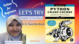 #37 Let's Code Python Crash Course | studywithnova