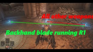 Backhand/stab blade