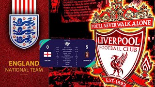 Liverpool 5-0 England 🧐💪💯 PES 2021 Mobile