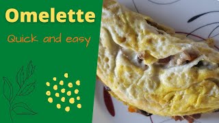 Quick and easy omelette - املت سریع و آسان