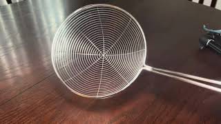 Review of Versatile Stainless Steel Spider Strainer/Skimmer/Ladle for Cooking and Frying