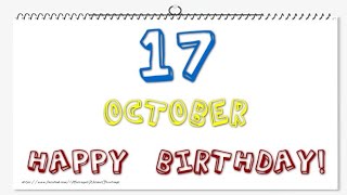 17 October Special New Birthday Status Video , happy birthday wishes, birthday msg quotes जन्मदिन