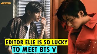 Because of BTS V, Elle Korea's editor can't stop laughing at the unexpected