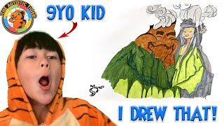 9yo Autistic Savant Draws - Lava | Disney