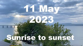 Sunrise to sunset on 11 May 2023 | 4K | Timelapse