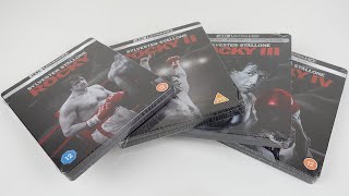 Rocky I - IV 4K Steelbook Unboxing