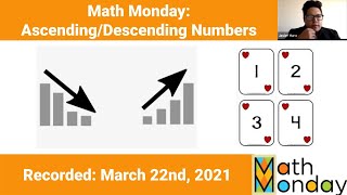 Math Monday: Ascending/Descending Numbers