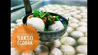 Nikmatnya Bakso Ecobak, Bakso Meracik Sendiri