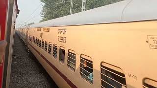 Onboard 13413-Malda Old Delhi Farakka Express Cross 01665-Agartala Special at Kuchman|IndianRailways