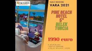 PINE BEACH BELEK(EX MARITIM PINE BEACH) - Charter Avion Turcia 2021