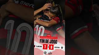 É campeão As meninas do sub20 são campeãs pelo campeonato brasileiro de goleada em cima do Botafogo