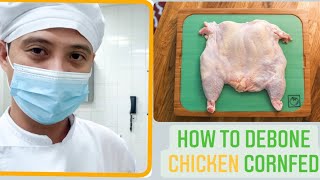 HOW TO DEBONE CHICKEN CORNFED | BY MR MEJIA #debonechikencornfed #butchery