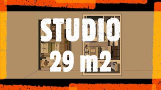 STUDIO 29 m2 PARECE QUE AUMENTOU!