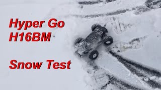 HyperGo H16BM RC SNOW TEST