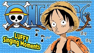 Funny Luffy Singing | Momen Lucu One Piece Sub Indo | One Piece Funny Moments