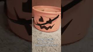 Kemps Pumpkin Ice Cream Bowl Halloween Decoration