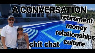 Let's chat a bit, culture, boredom, honeymoon phase & beaches and bikinis.