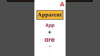 #40 "Apparent" | Spelling Mistakes | Misspelt Words | Wrongly Spelt Word || By Ashwin Sir #apparent