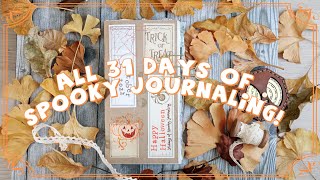 Halloween journal flip-through