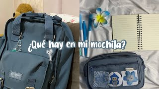 Qué hay en mi mochila/Versión preparatoria ♡