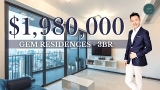 GEM Residences | 3 Bed 2 Bath 936sqft | Home Tour